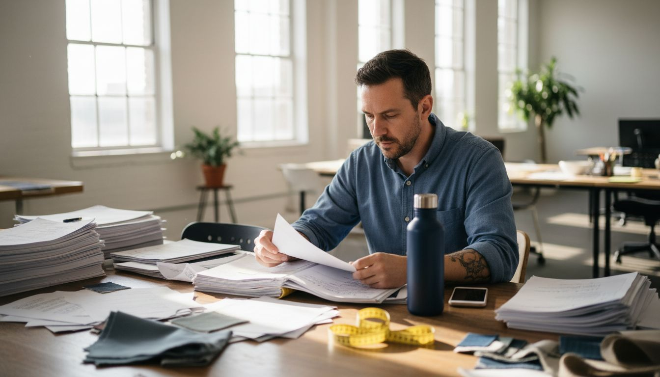 Event coordinator planning custom display process