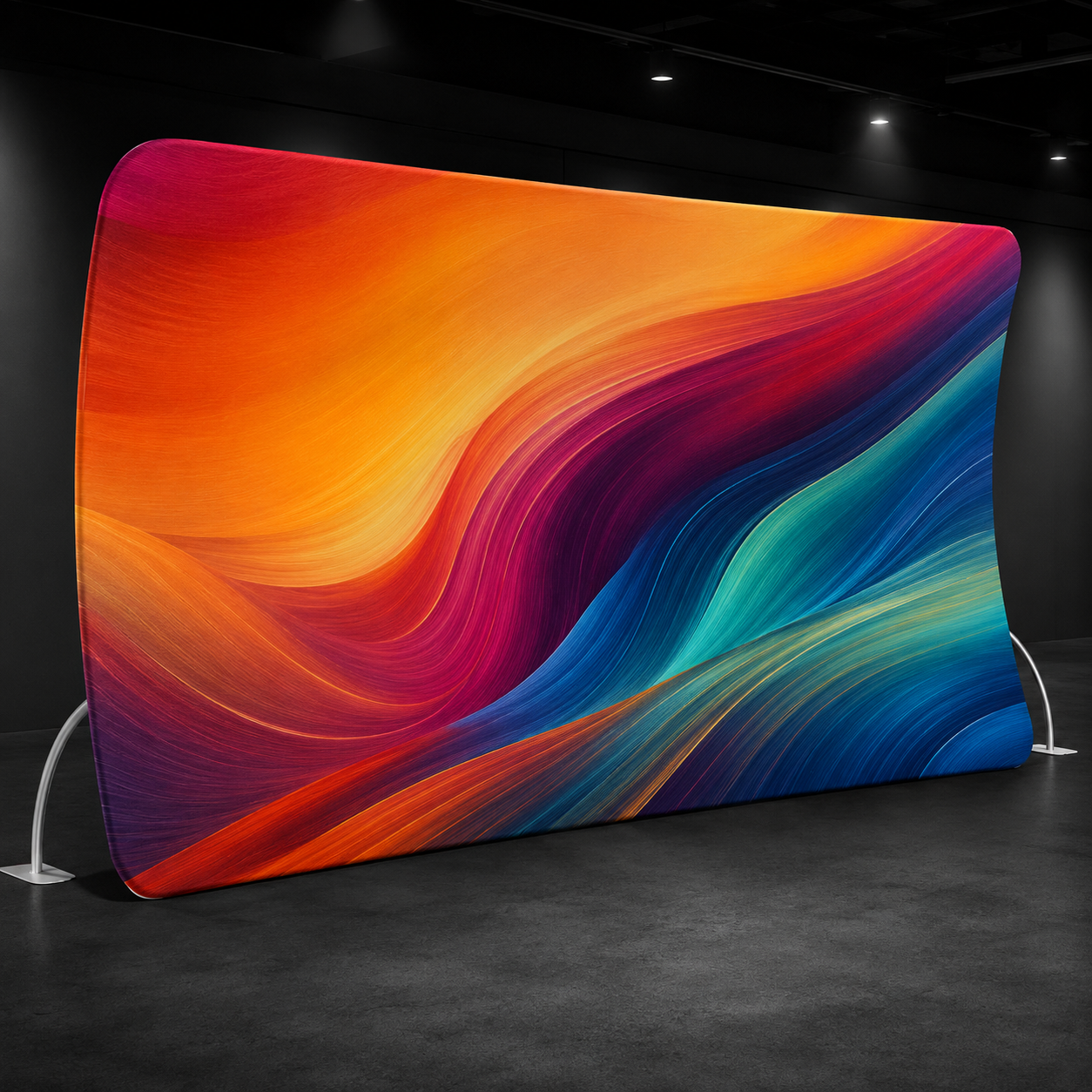 20FT U-shape tension fabric display