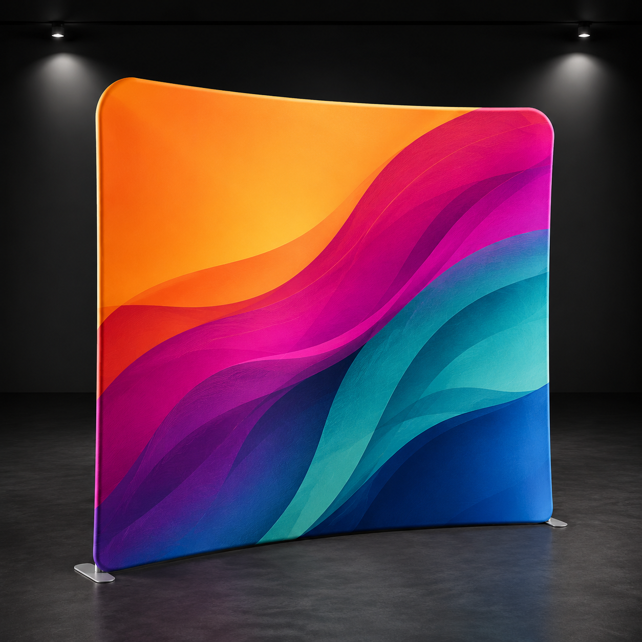 8FT U-shape tension fabric display