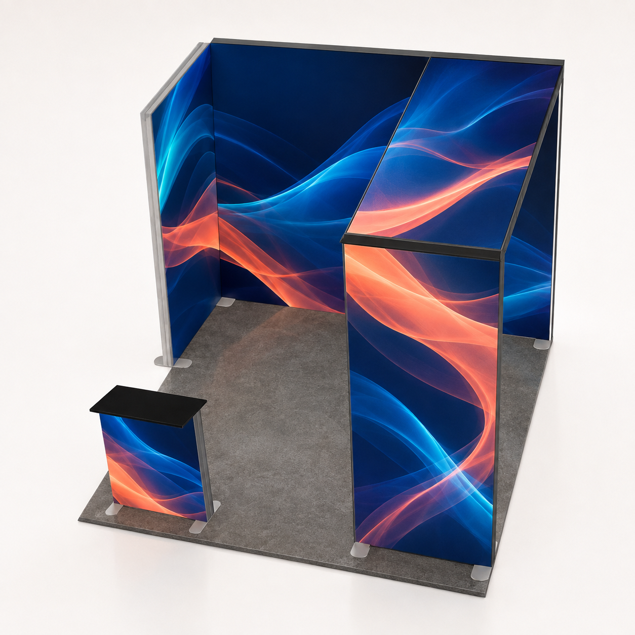 PVC LED Lightbox Exhibition Booth A