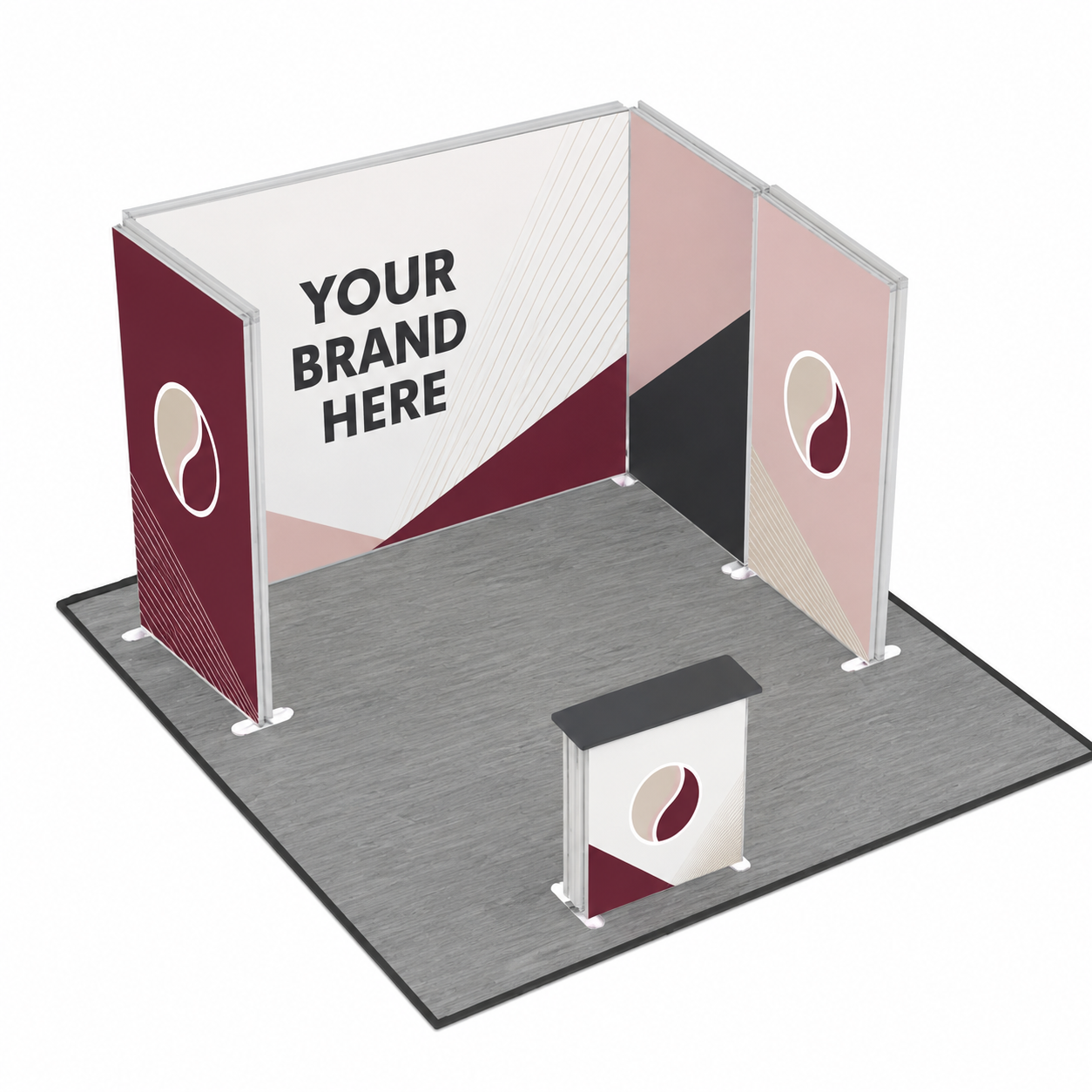 PVC LED Lightbox Exhibition Booth B