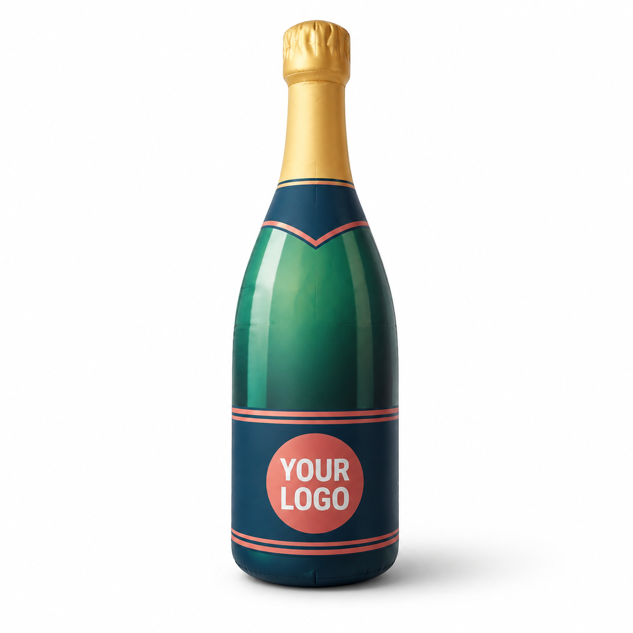 Custom Inflatable Beer Bottle fully custom printed