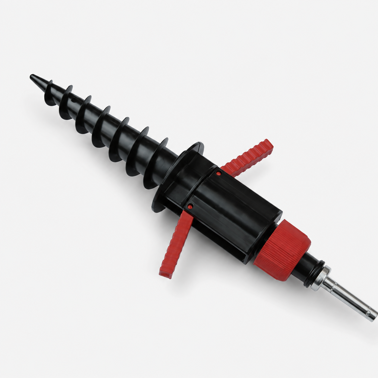 Heavy-duty screw-in ground base for promotional flags