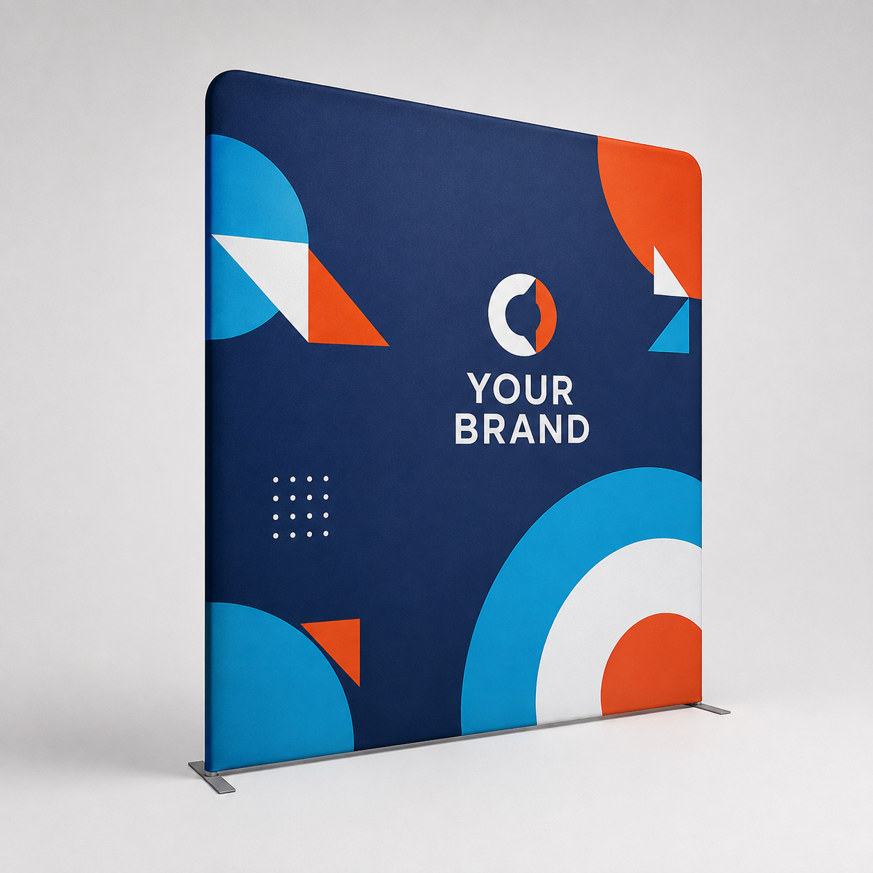 6.5ft straight tension fabric display