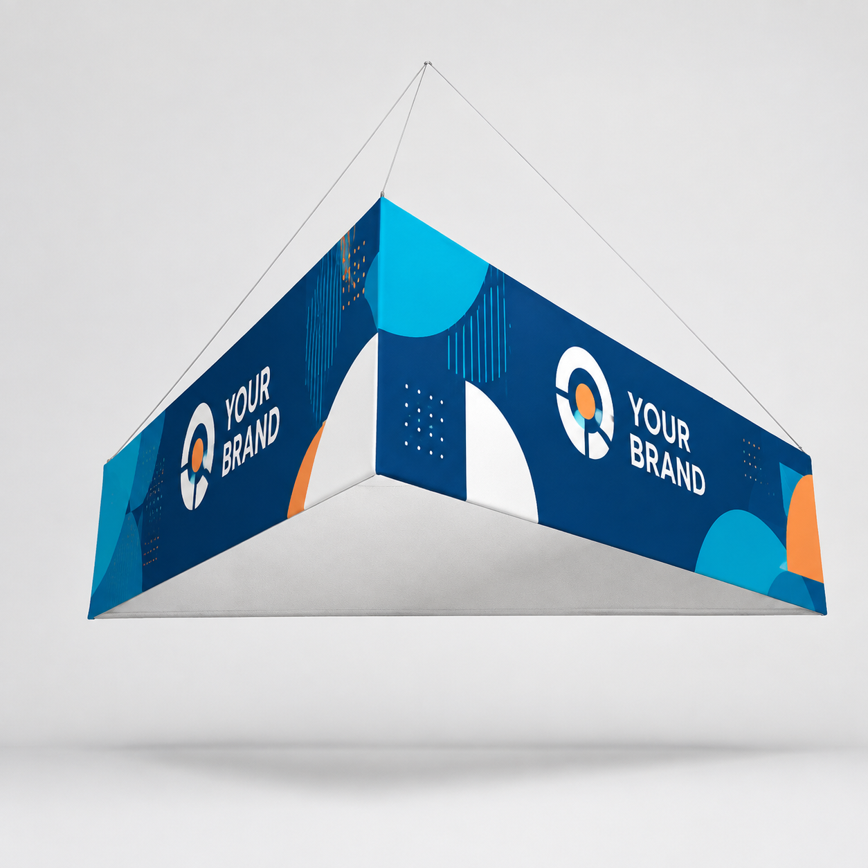 10ft triangular hanging display