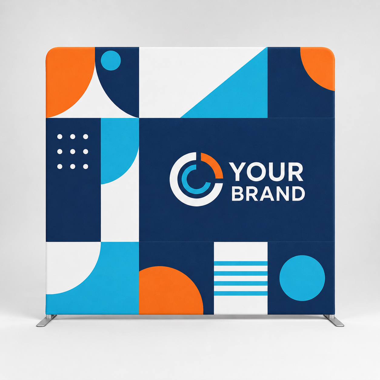 8ft straight tension fabric display