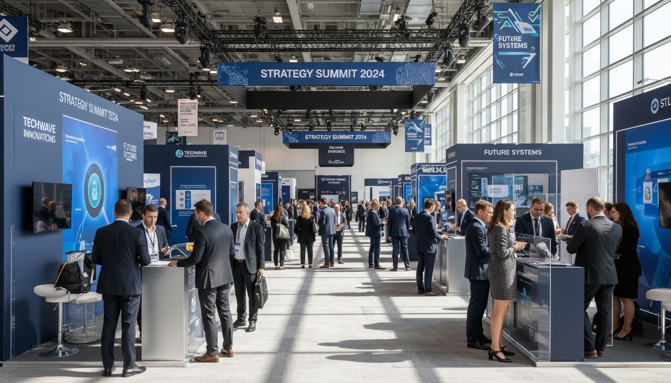 professional exhibition setup