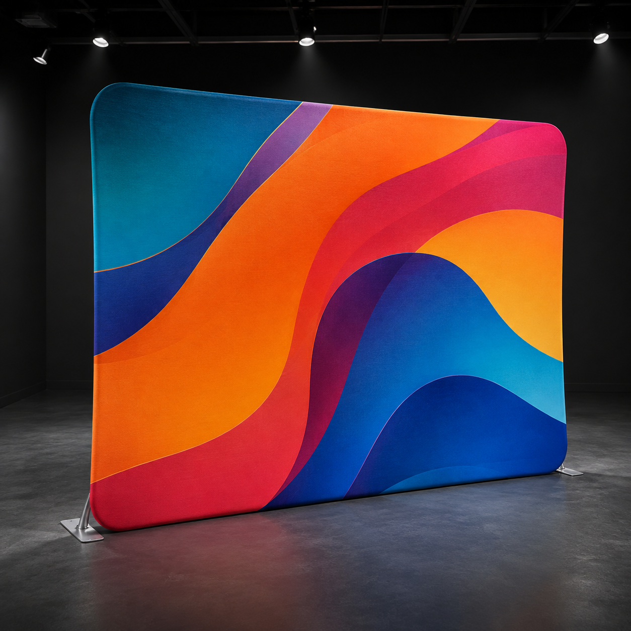 10FT U-shape tension fabric display