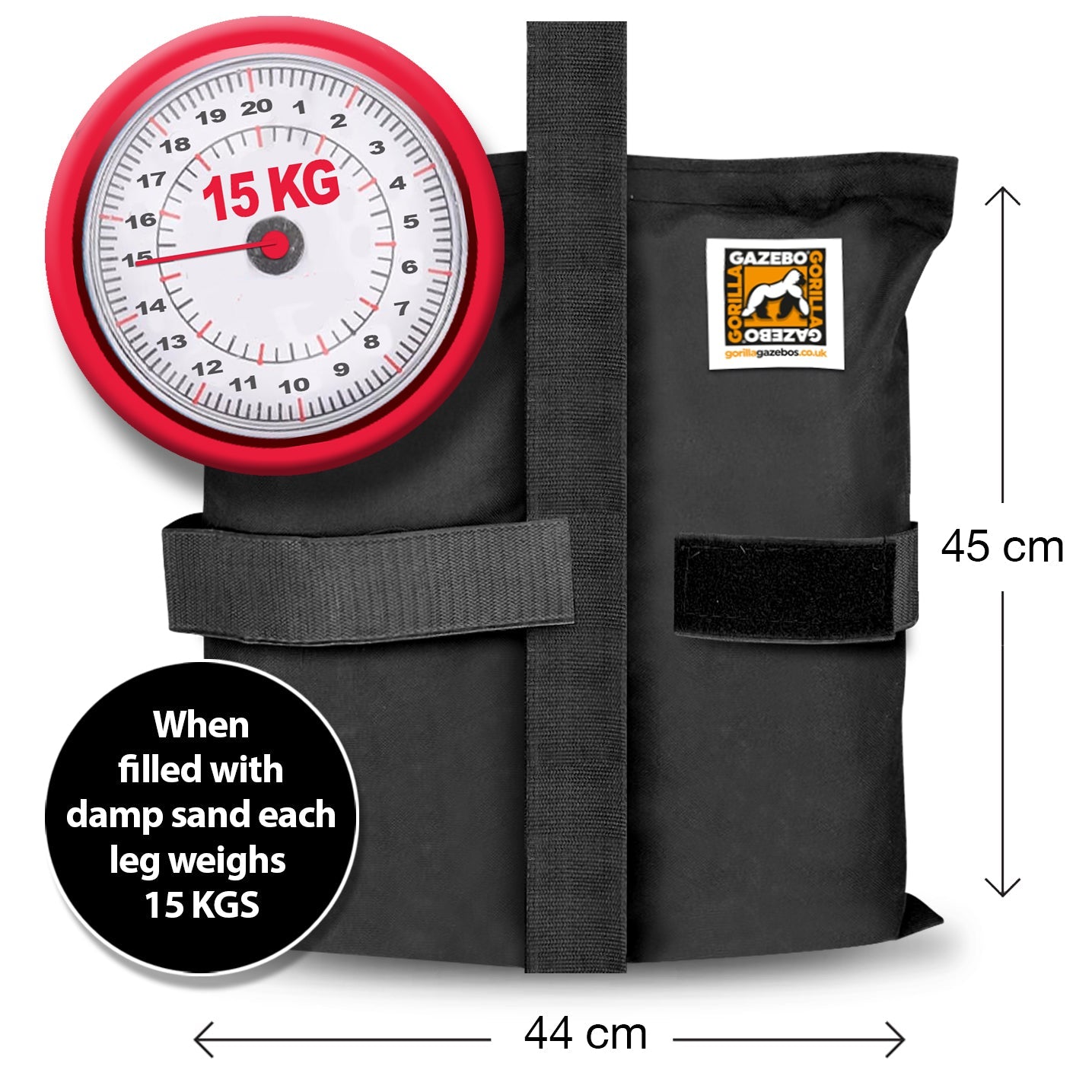 Gazebo leg weight