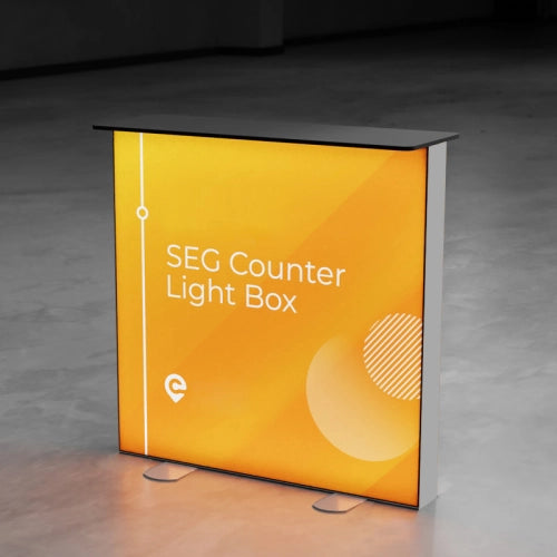 Premium SEG Frameless Lightbox Counter 1x1M