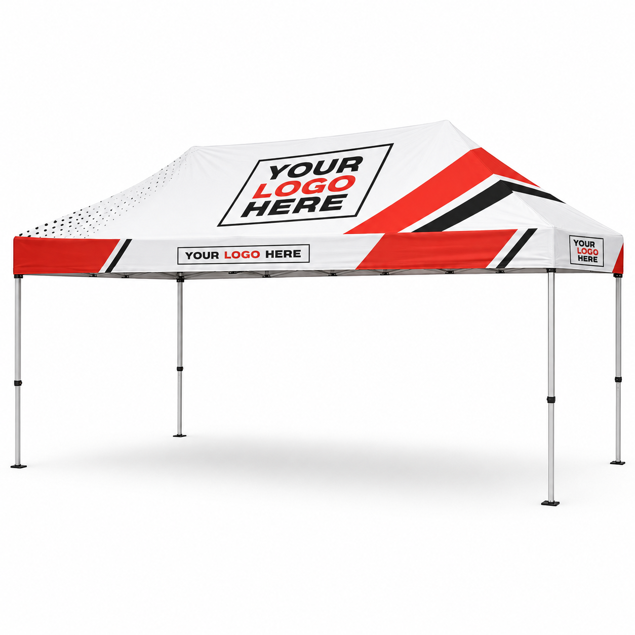 3m x 4.5m Custom Printed Gazebo – 40mm Aluminium | Package 1