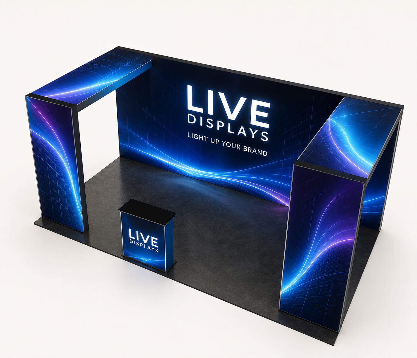 PVC LED Lightbox Exhibition Booth F