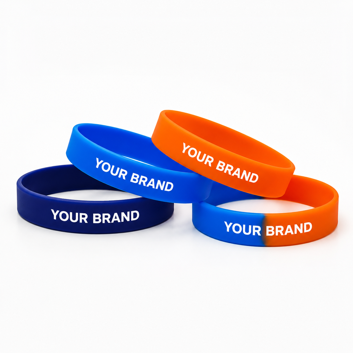 Custom printed silicone wristbands
