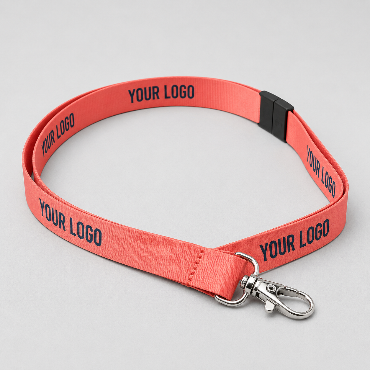 Custom Screen Printed Polyester Lanyards custom branded promotional lanyard