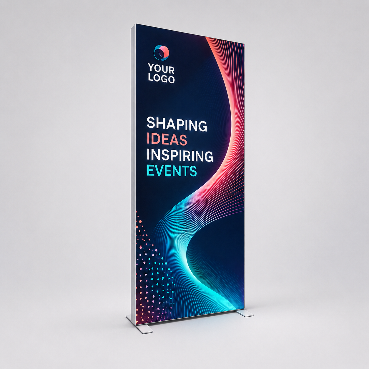 Standard SEG Frameless PVC Lightbox custom printed LED exhibition display