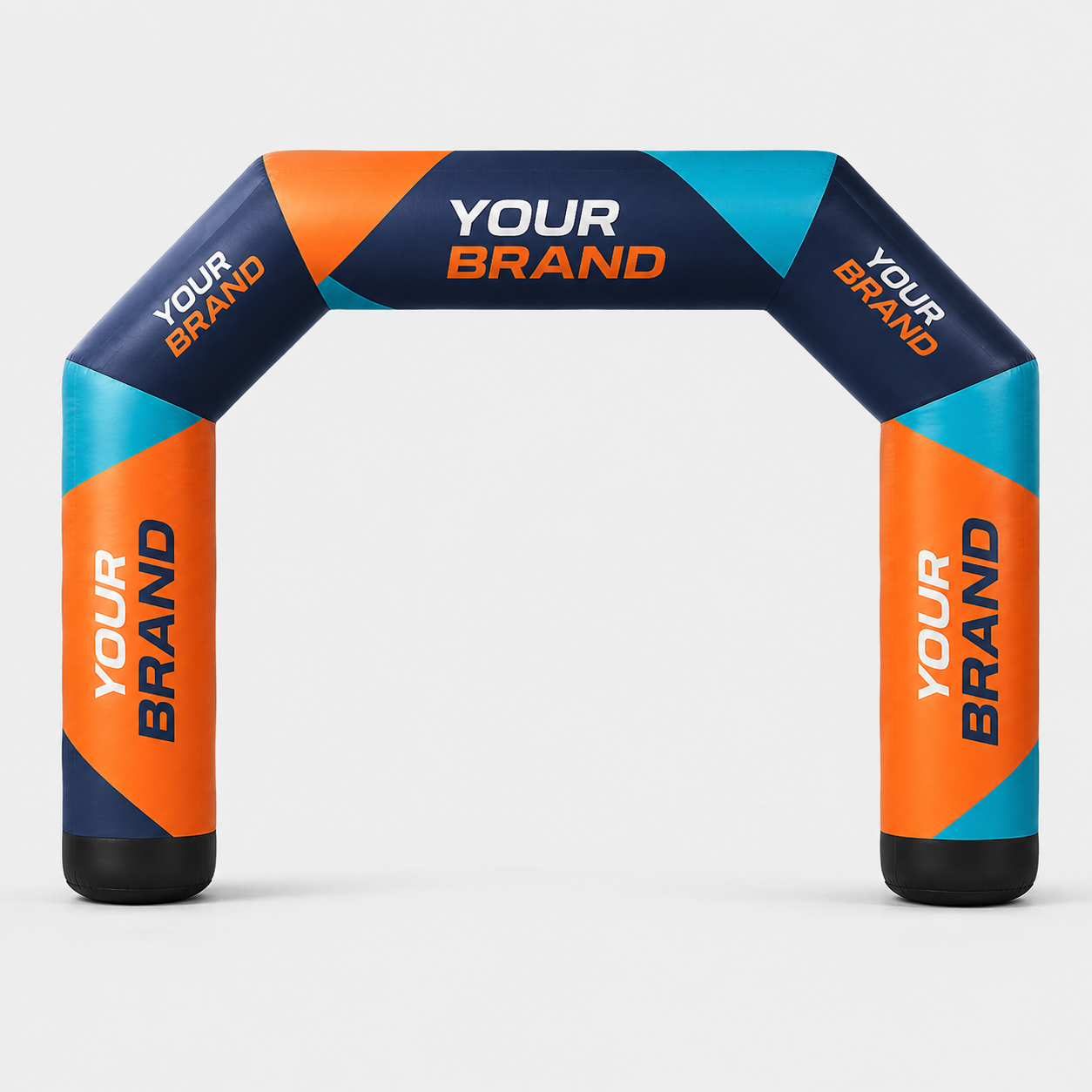 5m custom printed continuous air arch