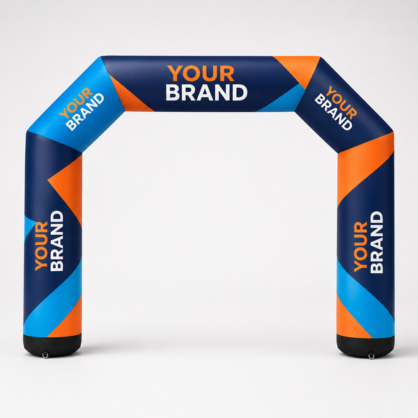 7m custom printed continuous air arch