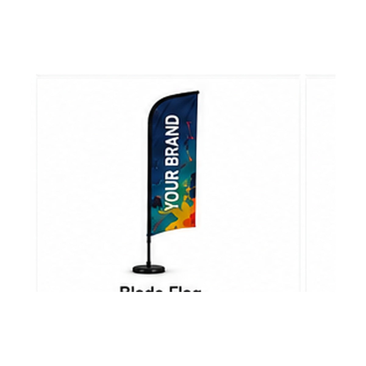 Duplex Print Blade Flag Banner