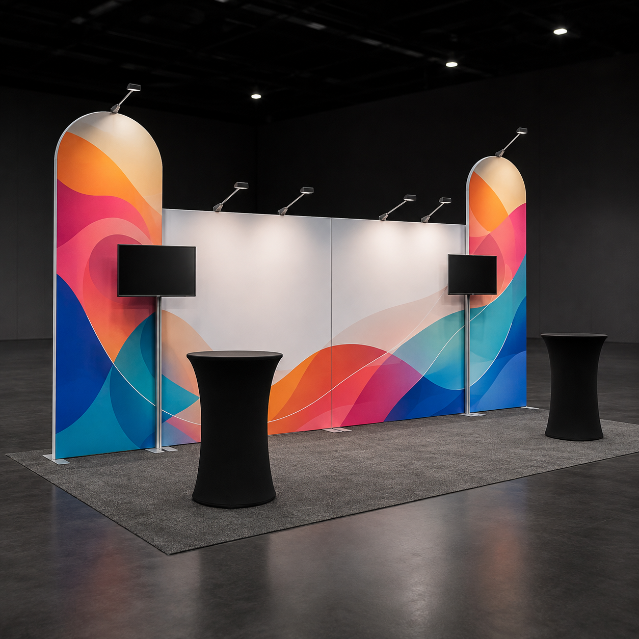 Premium P5-36 portable exhibition booth