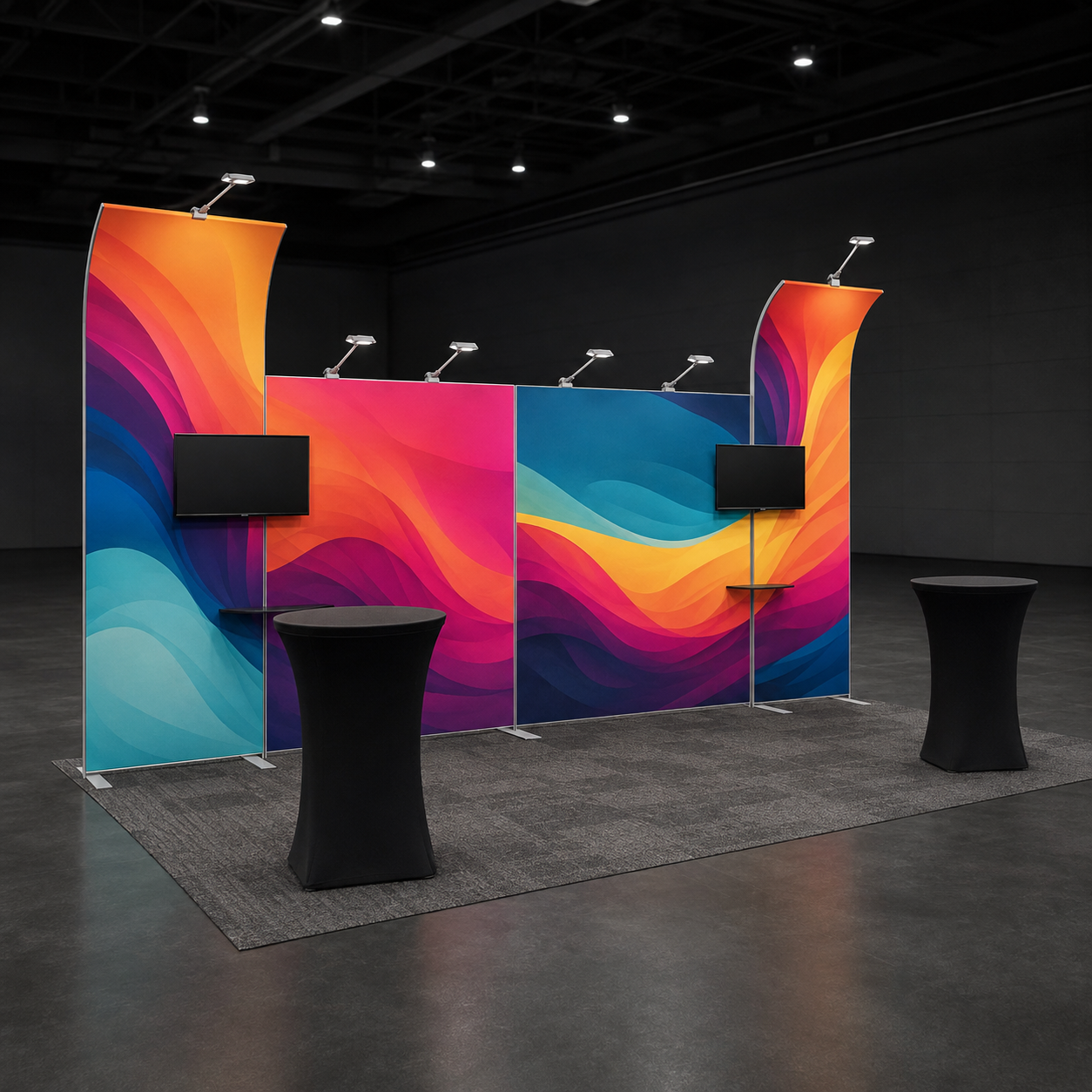 Premium P6-36 portable exhibition booth