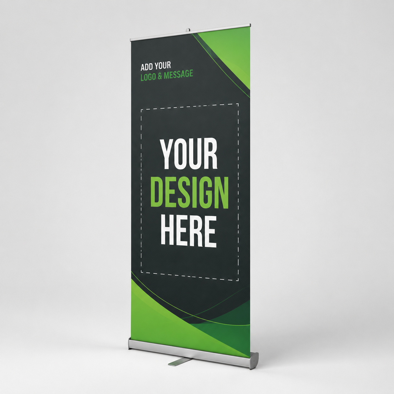 Portable Pull Up Banner Stand T3-VS with custom artwork