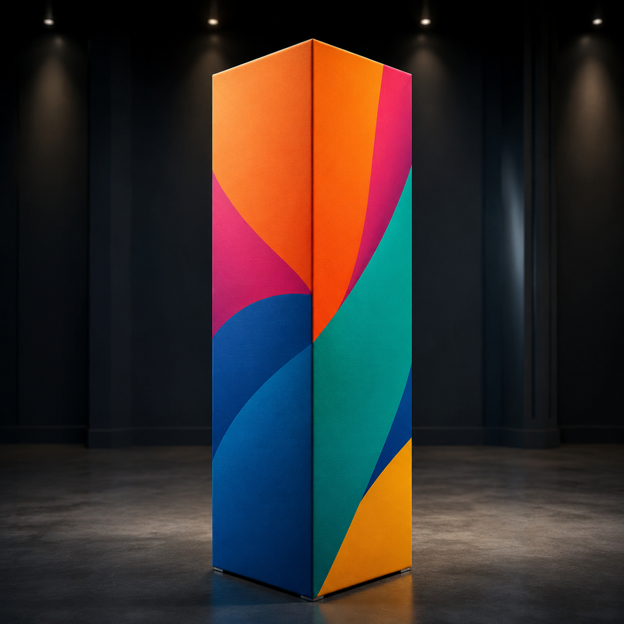 Premium square tower tension fabric display