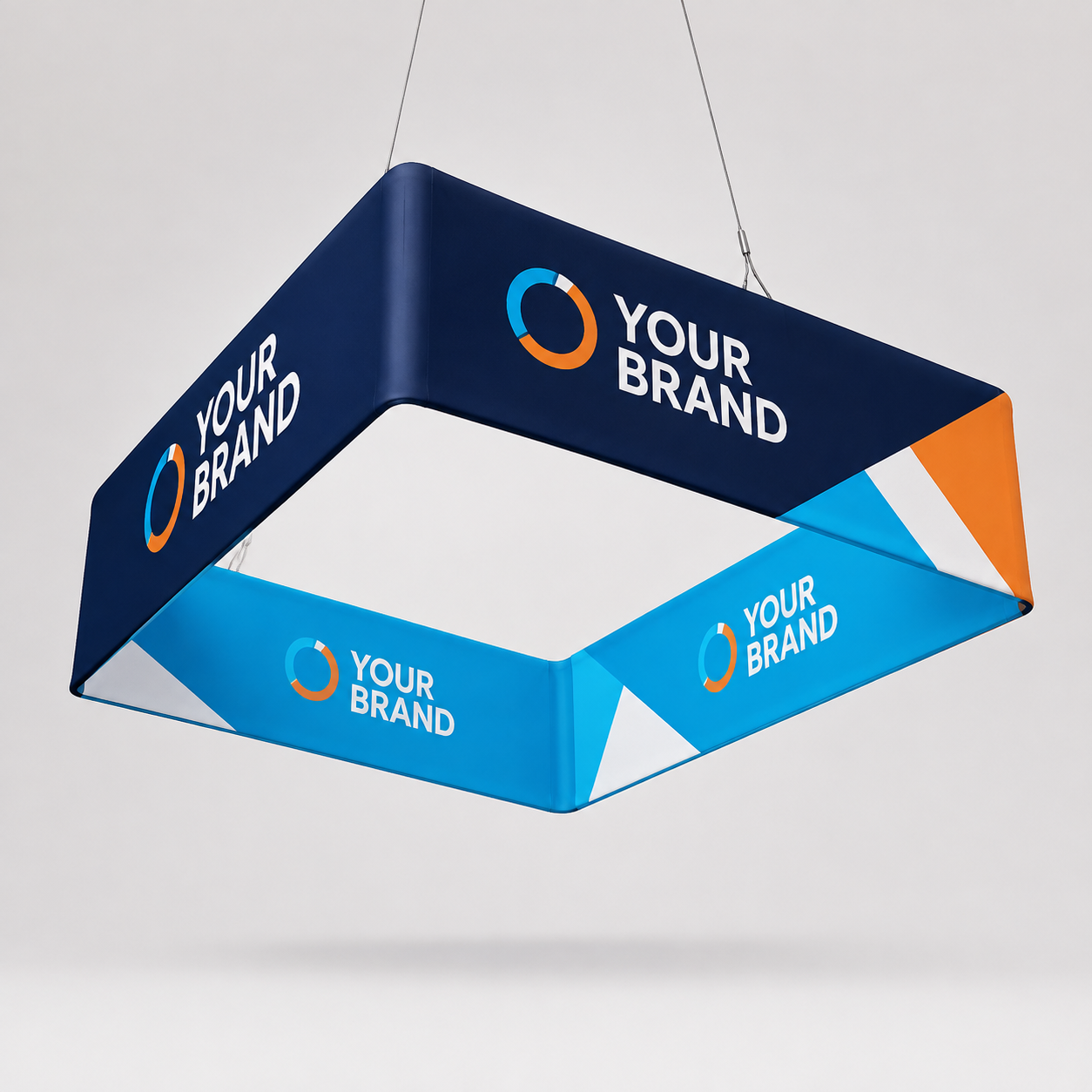 8ft square hanging display