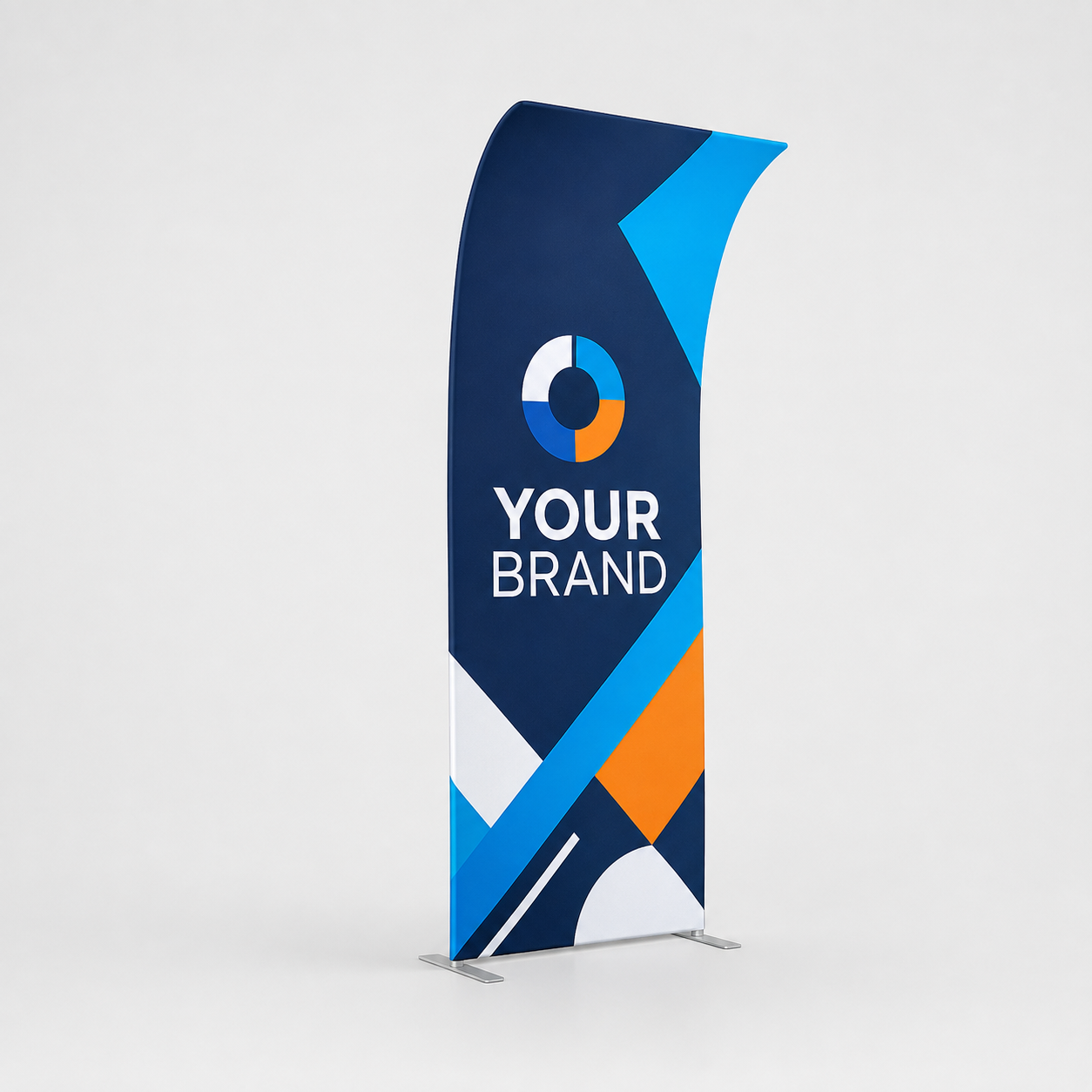 H10-6A25 curved tension fabric banner